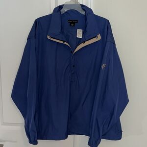 Nike GOLF F.I.T Vintage Windbreaker Track Pullover Snap Yoke Players Jacket L